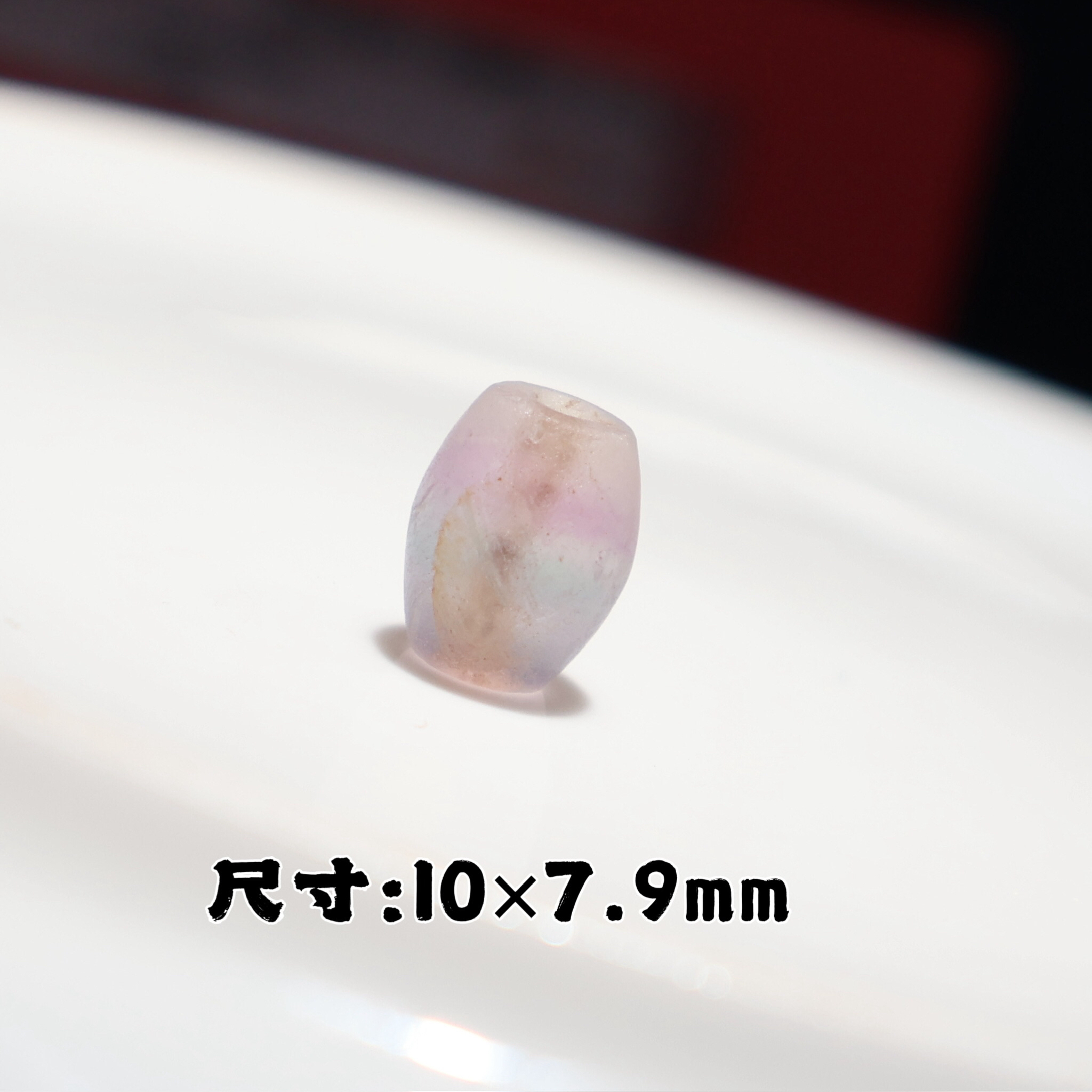 天然彩虹玛瑙桶珠