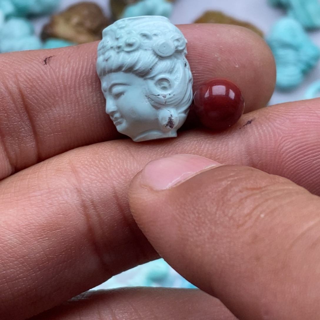 L***.南红玛瑙未镶嵌珠宝半成品