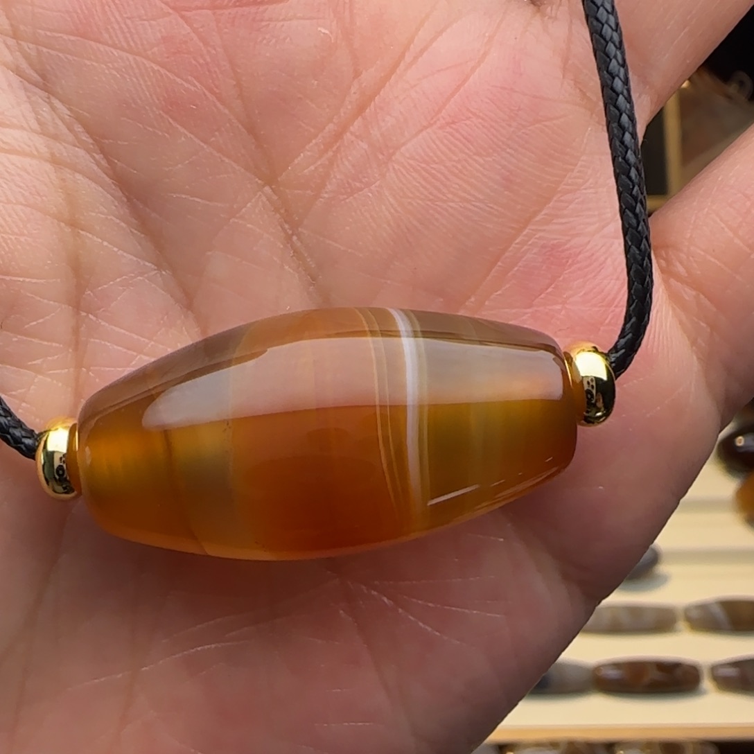 玛瑙/玉髓锁骨未镶嵌