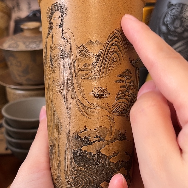 茶杯紫砂宜兴紫砂茶杯正品