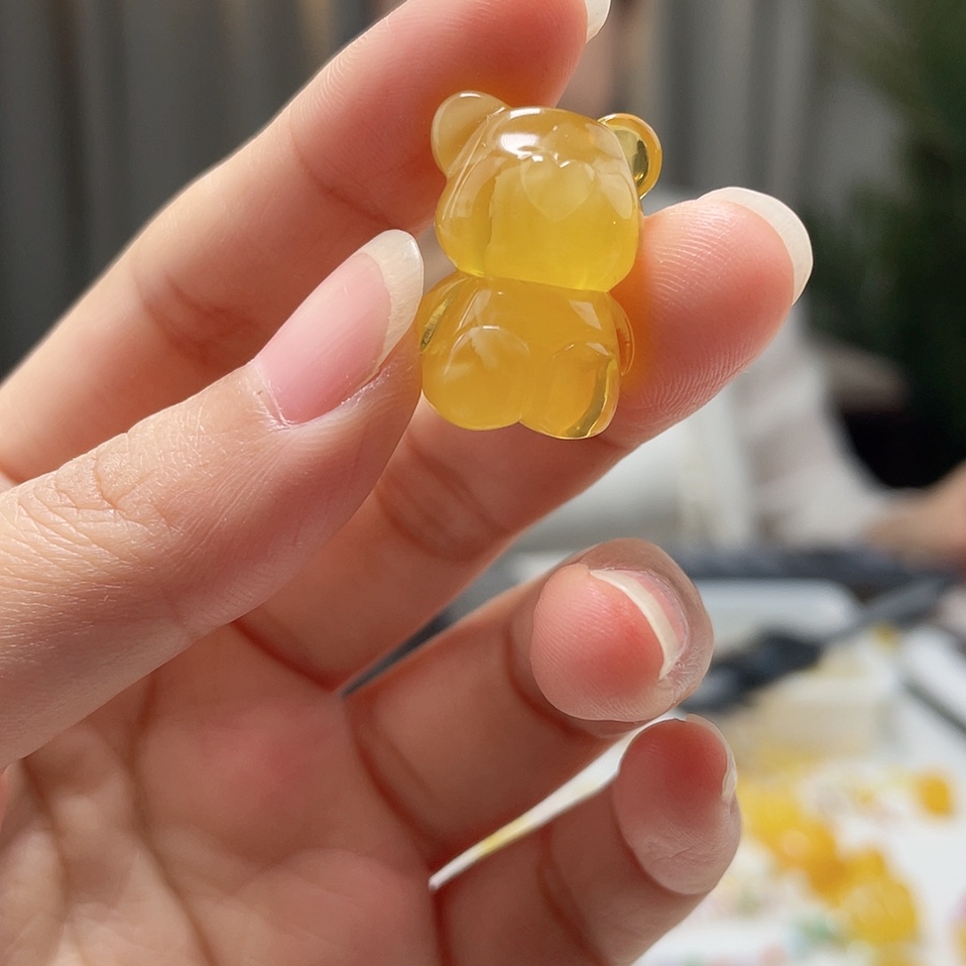 未镶嵌琥珀裸石蜜蜡吊坠