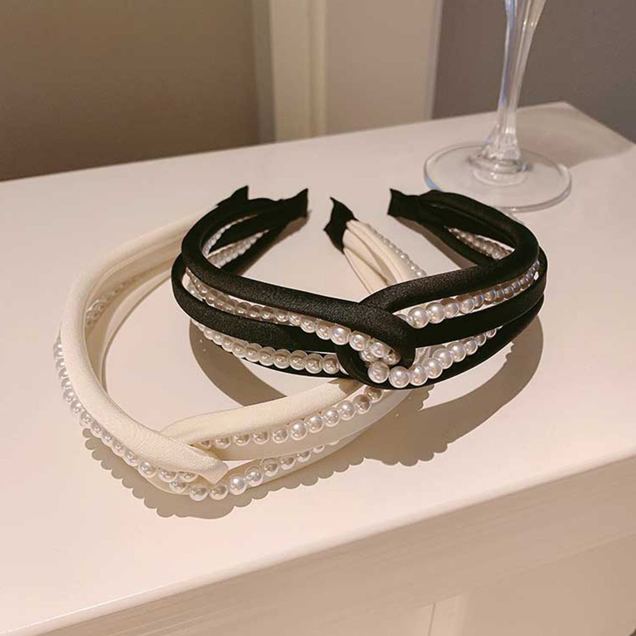 秋冬高级感发箍女网红百搭外出高颅顶发带洗脸头箍压发卡发捆头饰