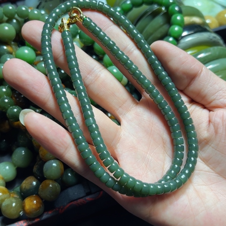 和田玉未镶嵌手链