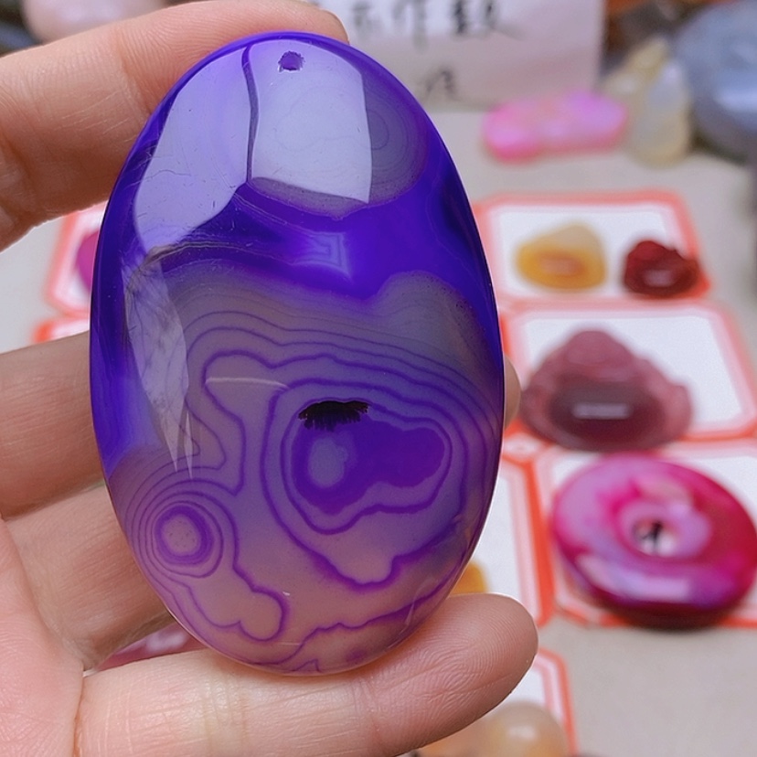 【闪购商品】未镶嵌玛瑙/玉髓珠宝半成品百*阁