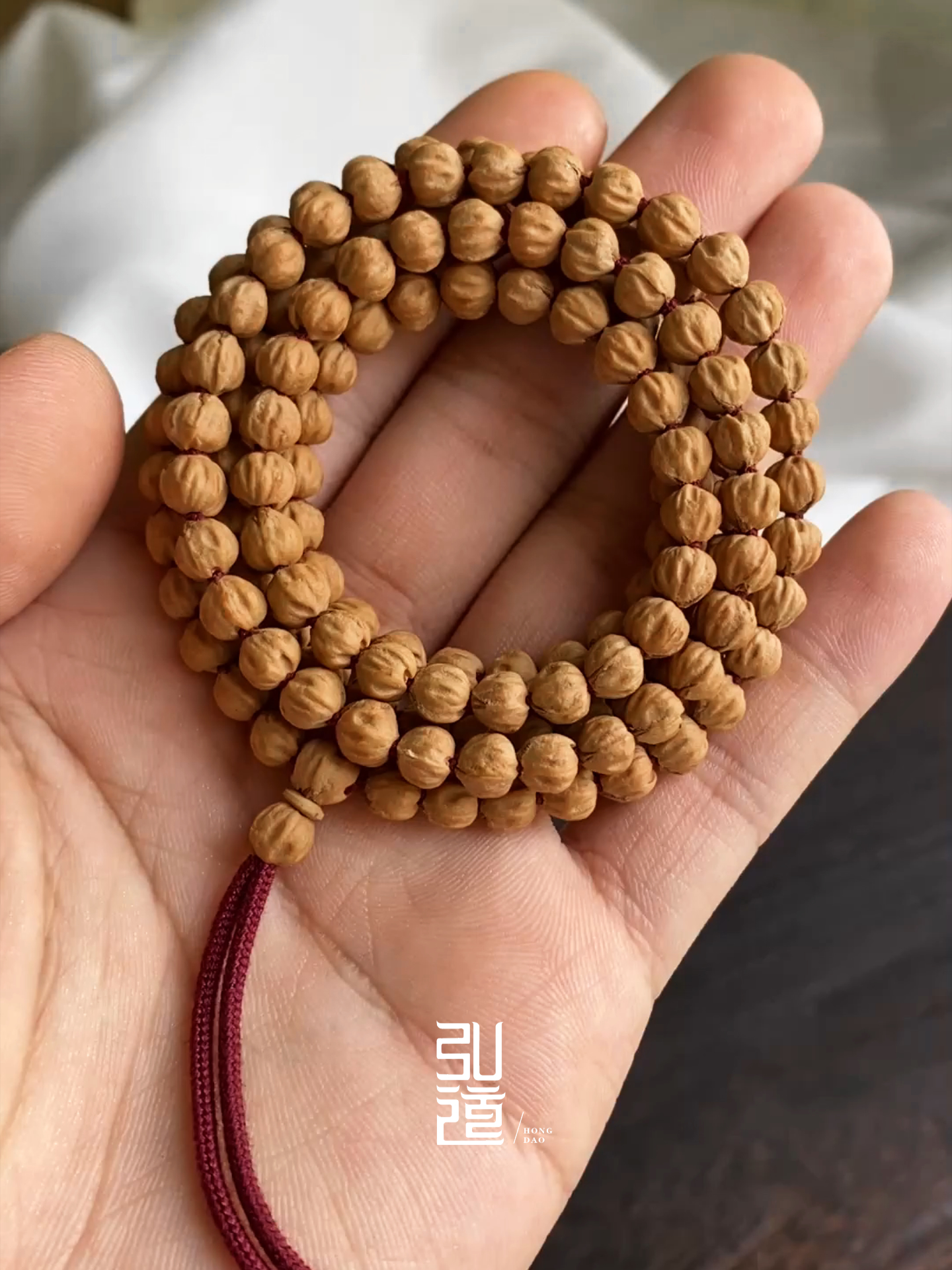 热振柏香籽/百香籽【红牙莲花原桩】手链