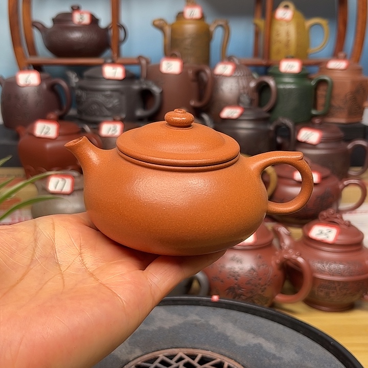 茶壶紫砂微瑕不带证书礼盒150cc