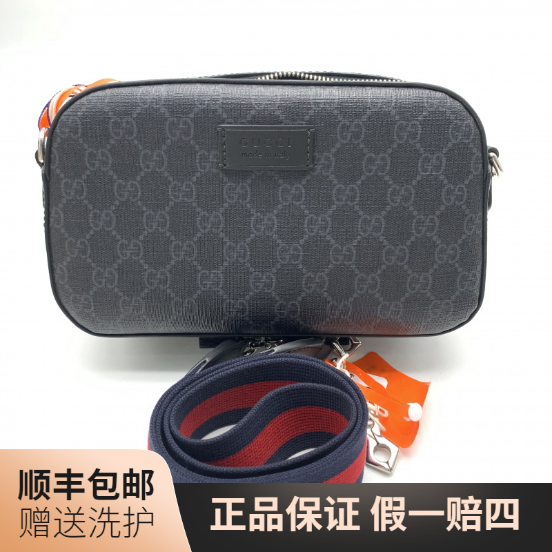 99新 GUCCI/古驰 古驰黑老花相机包/10019292肩包 男士 奢侈 经典