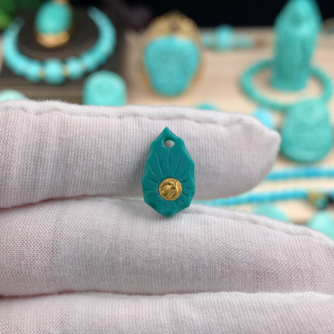 【闪购商品】绿松石珠宝半成品未镶嵌