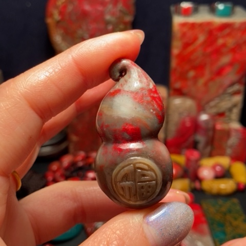 鸡血石昌化鸡血石