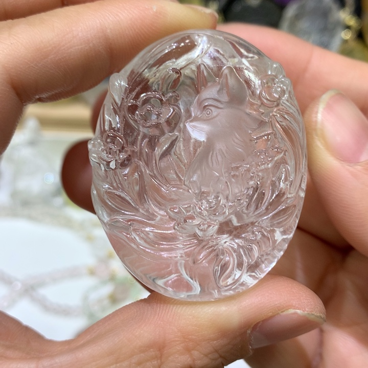 水晶颈饰未镶嵌天然