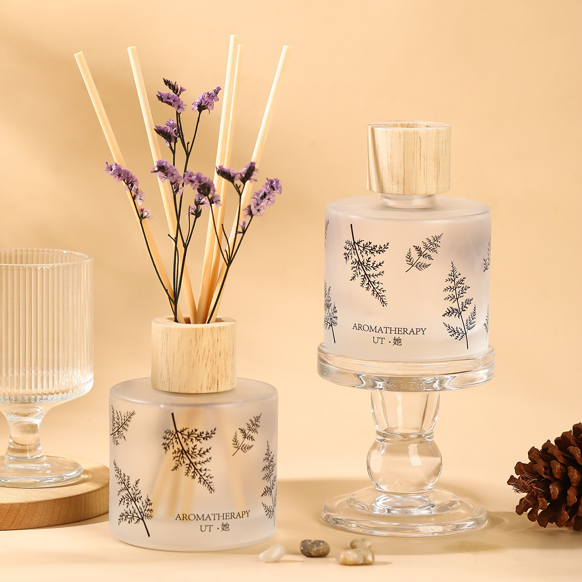 香薰卧室持久留香栀子花味香薰摆件客厅卫生间留香空气清新剂香薰