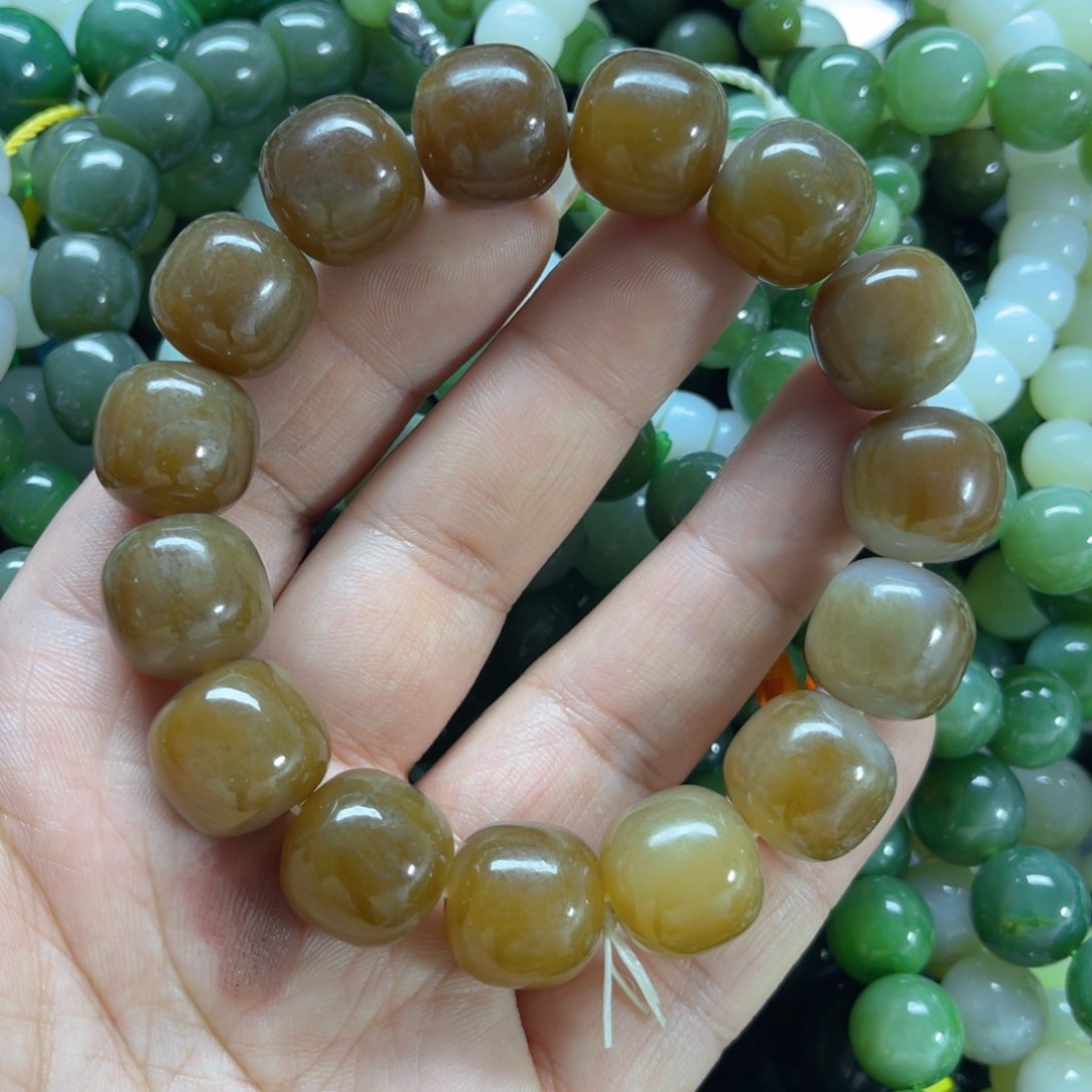 和田玉手链未镶嵌