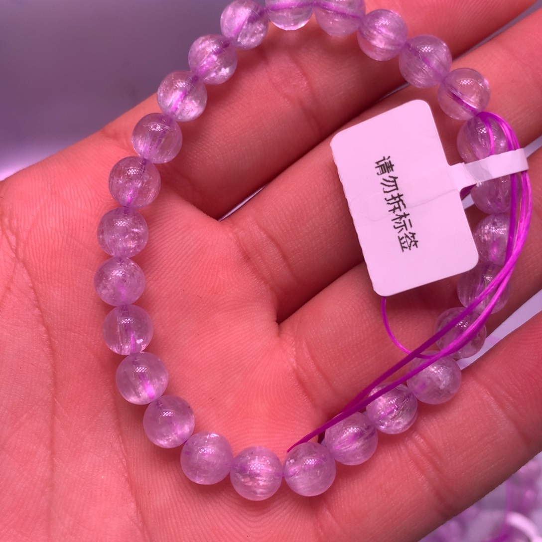 水晶天然水晶紫锂辉未镶嵌