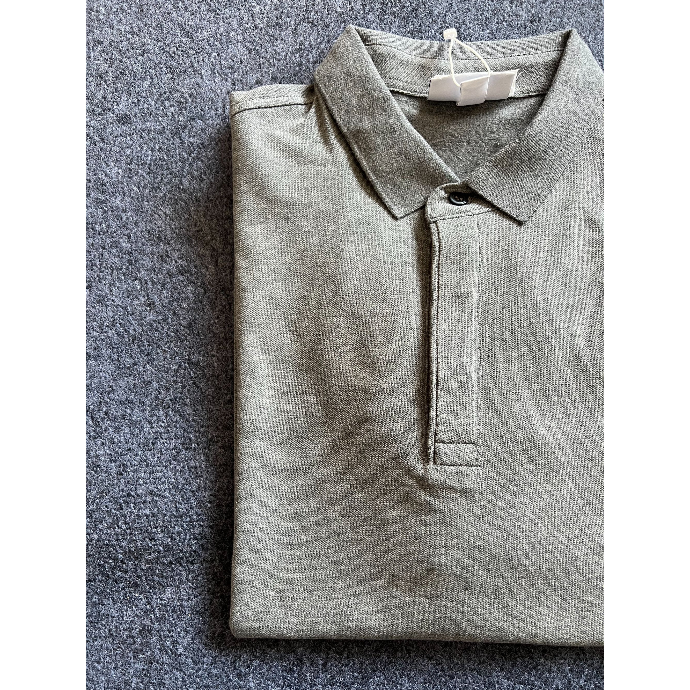 6290灰色休闲翻领POLO衫