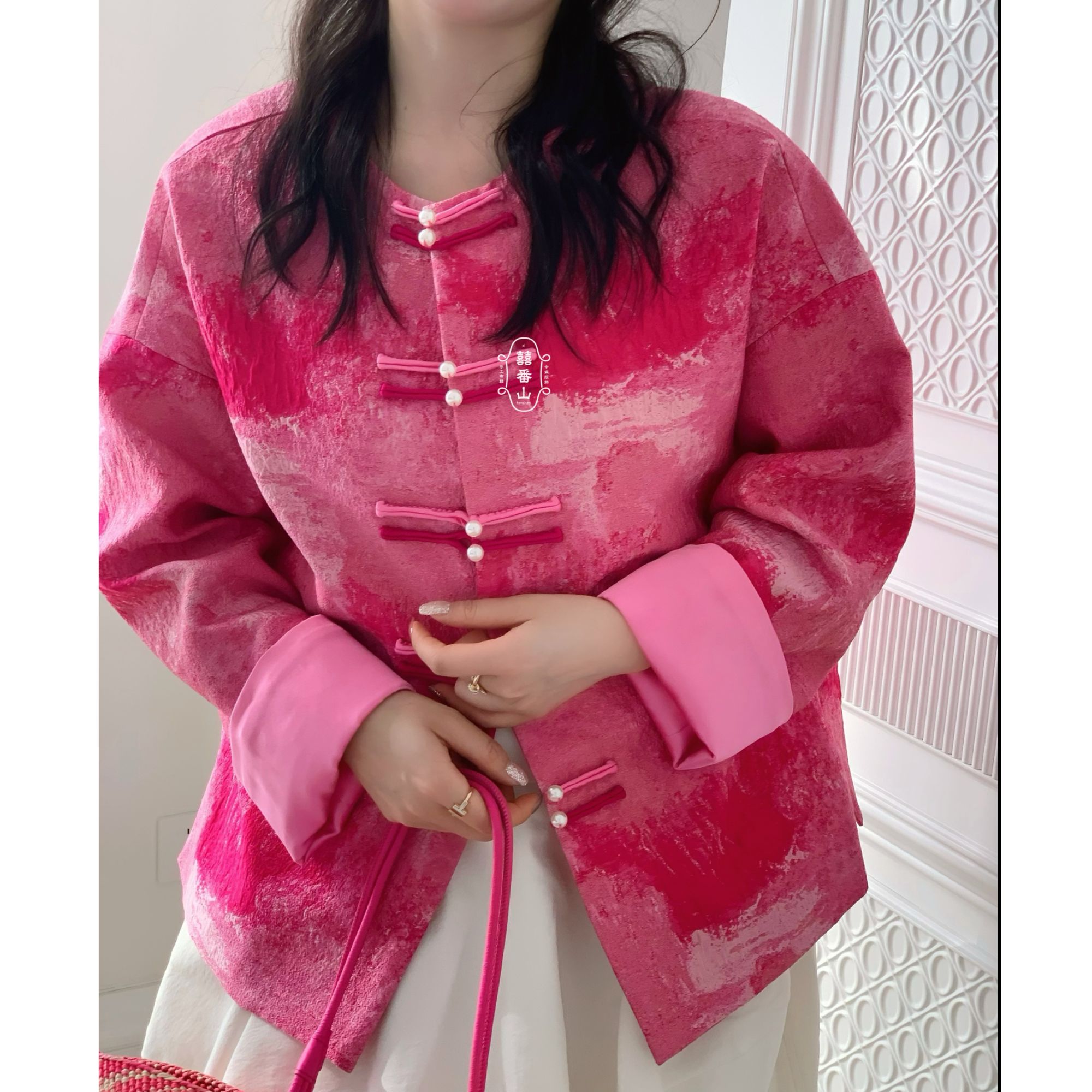 【囍番山·2025·秋季】春日彩霞·重工双扣外套