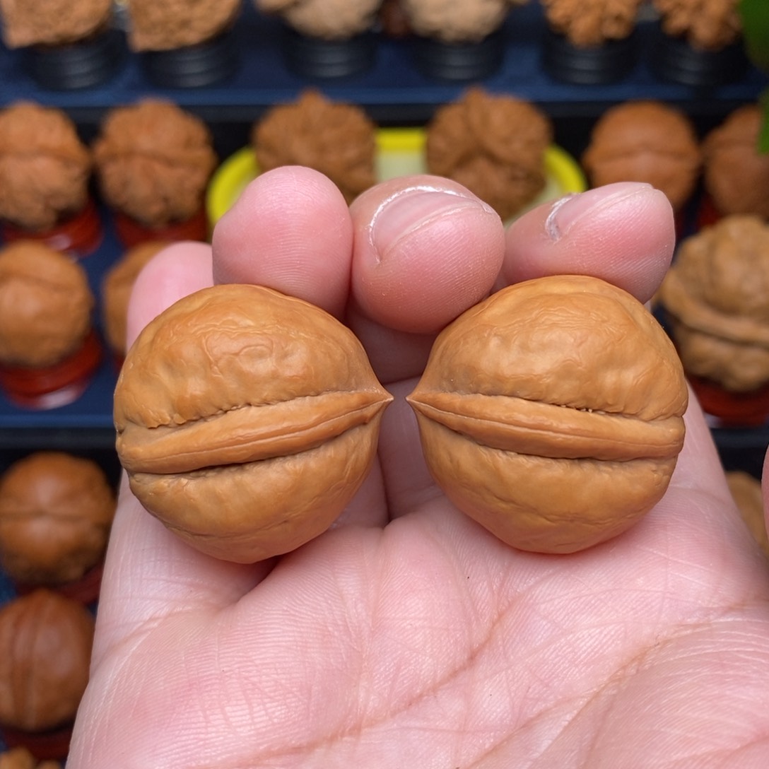 文玩核桃把件手捻海豚