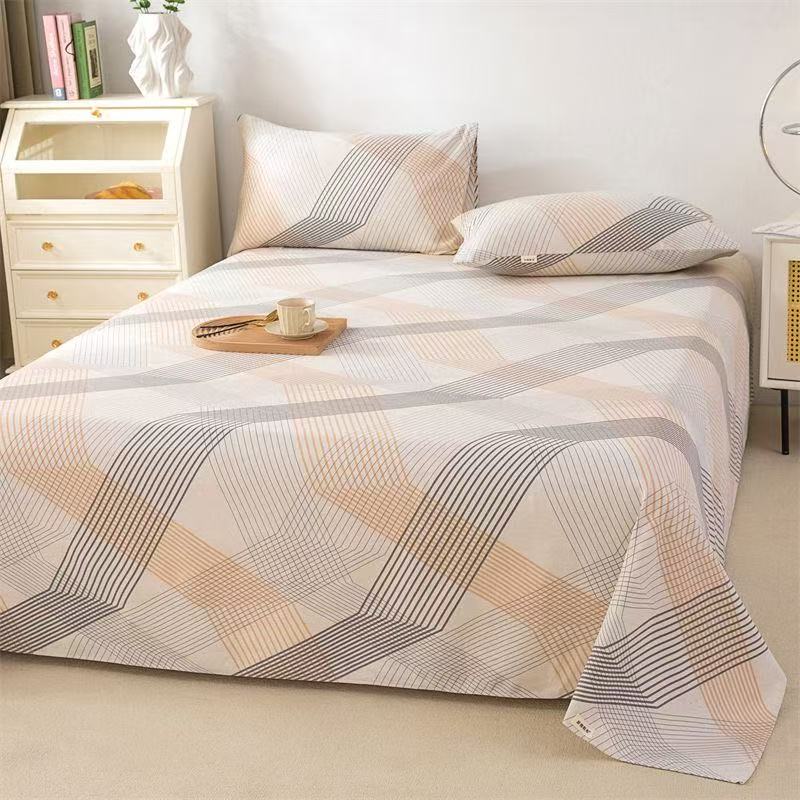 断码【艾米】加厚原棉老粗布2.3*2.4米双人床单 吸汗透气软凉席