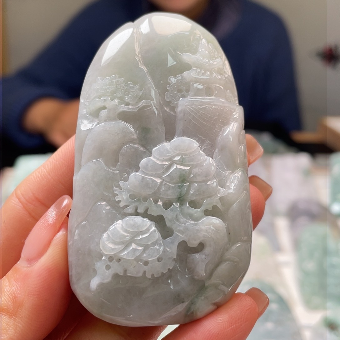 翡翠吊坠(不含链)未镶嵌