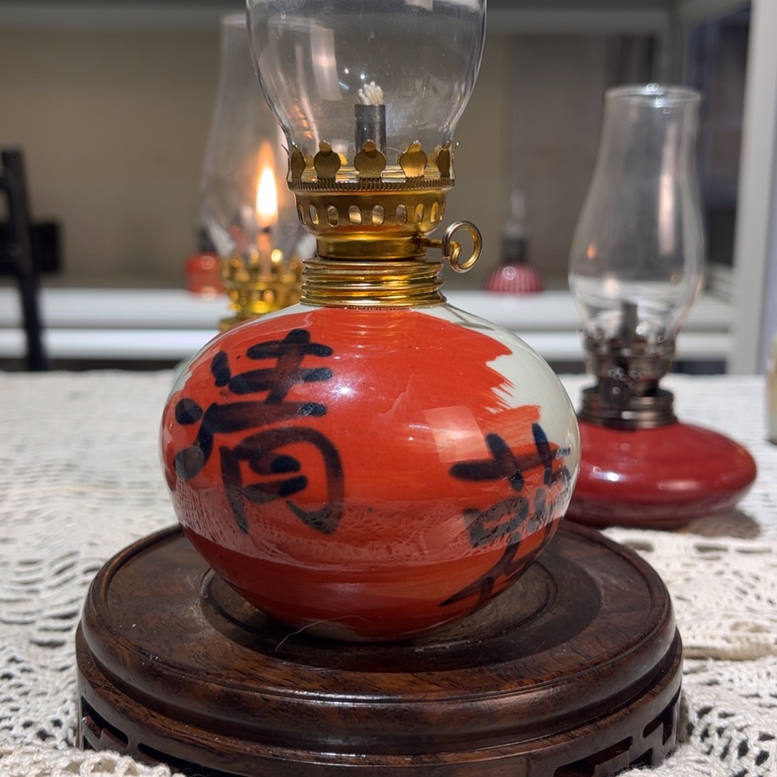 摆件景德镇陶瓷香薰灯