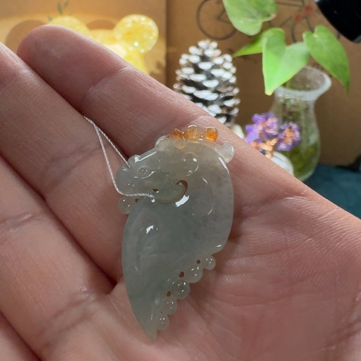 翡翠未镶嵌颈饰翡翠挂件