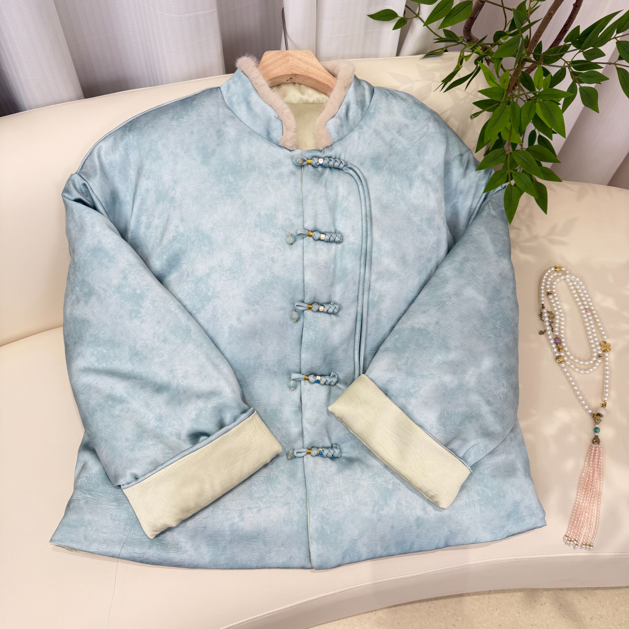 【青舍麻衣】25款双面穿棉服中国风修身厚款棉服中国风唐装盘扣外套