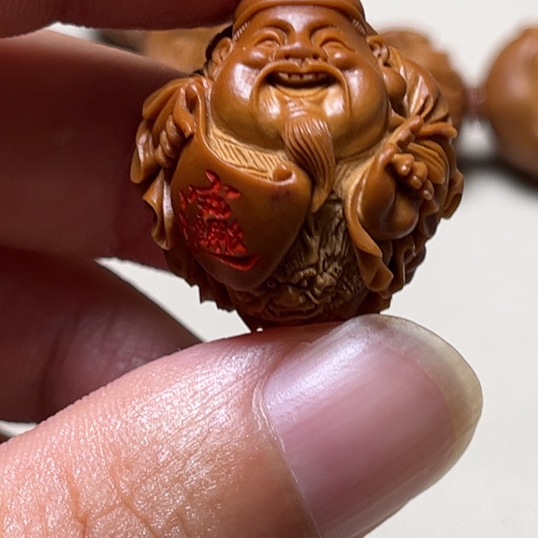 手串橄榄核2.6龙袍财神