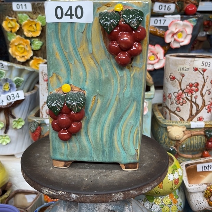 紫砂花盆粗陶材质多肉花盆