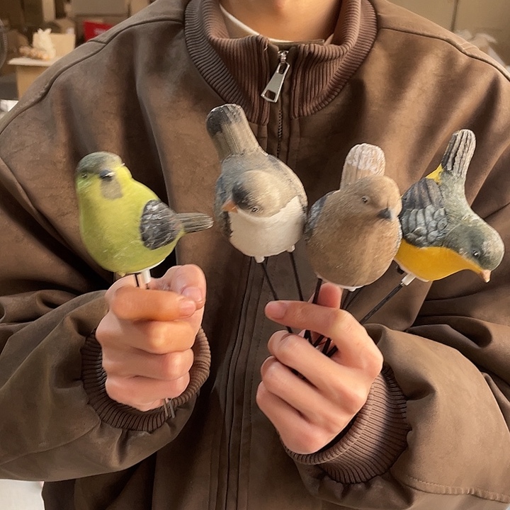 树脂样品样品样品小鸟花插