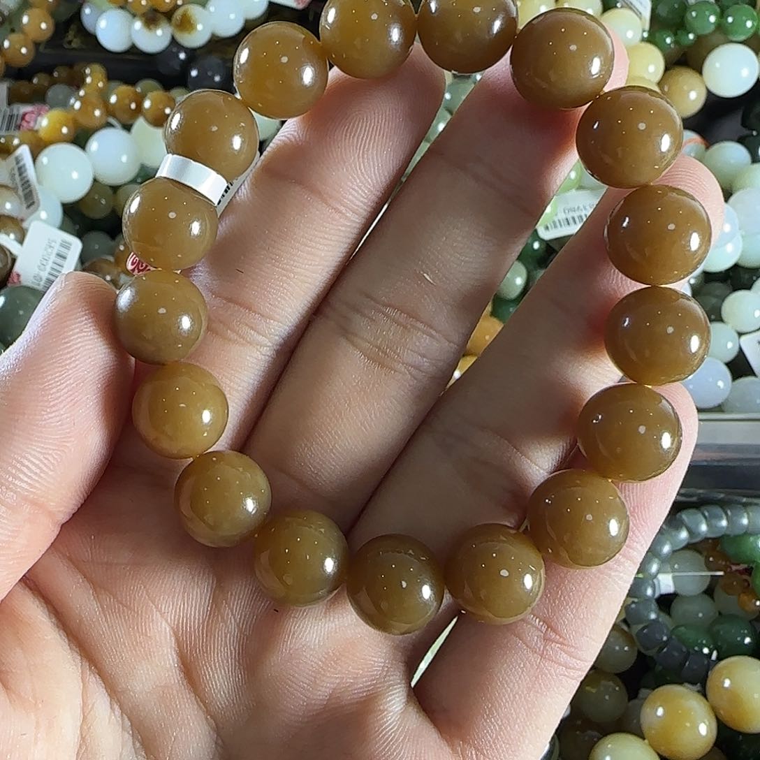 和田玉手链未镶嵌91