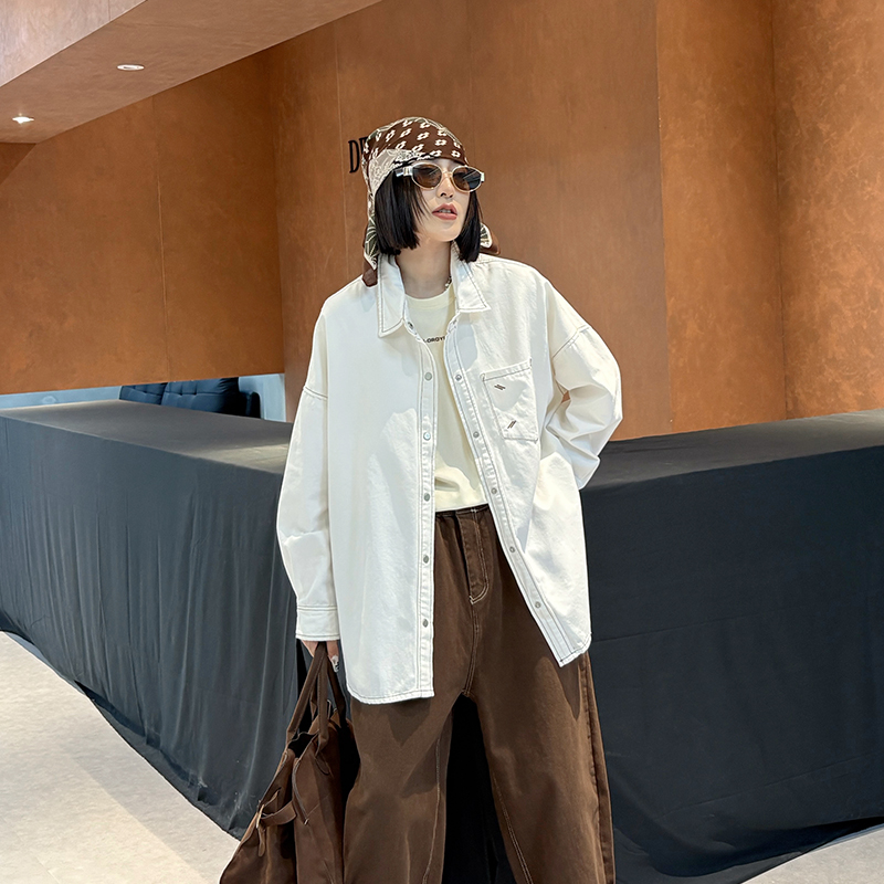 大码女装开衫外套女宽松120斤到260斤胖mm遮肚子显瘦百搭上衣秋季