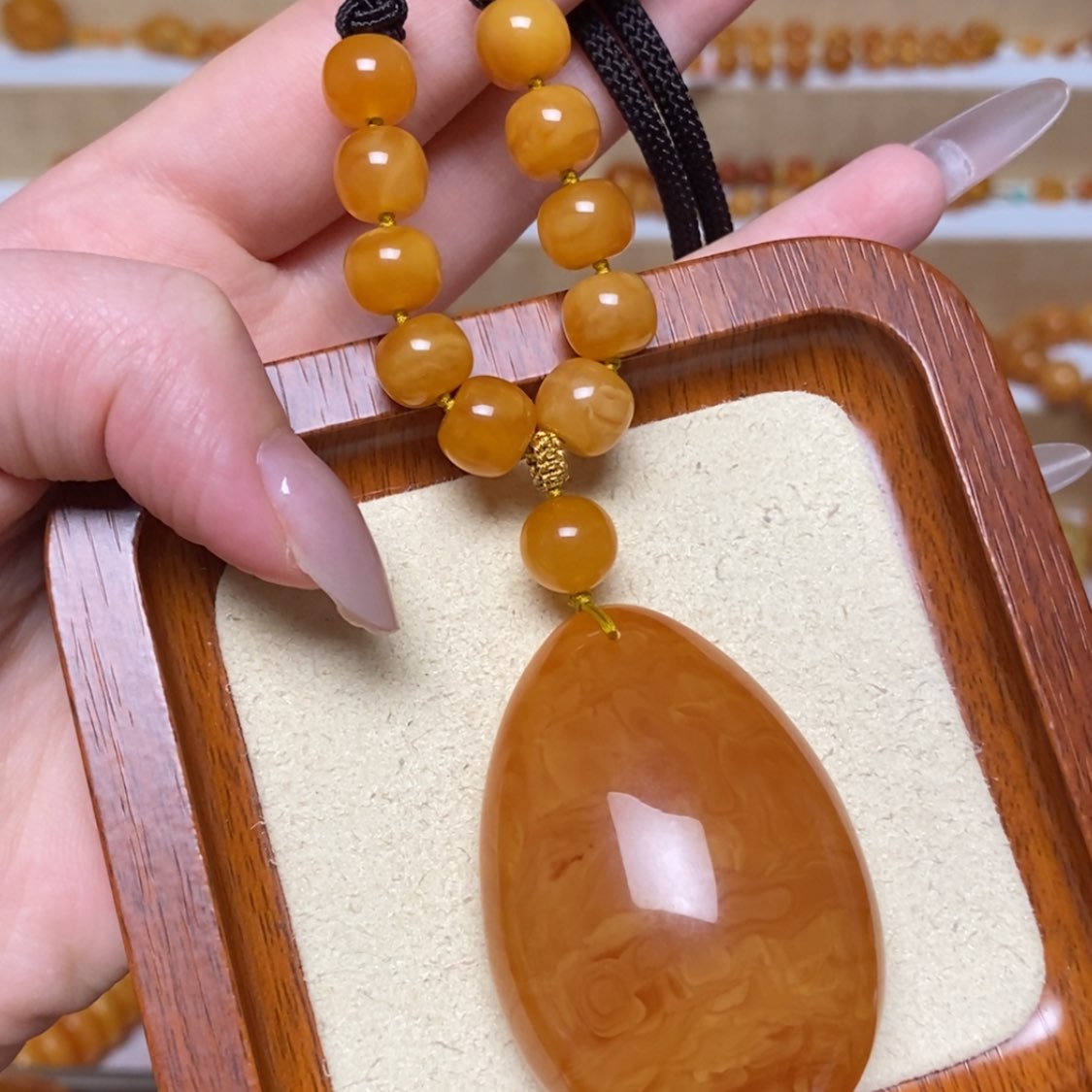 【闪购商品】未镶嵌颈饰蜜蜡项链