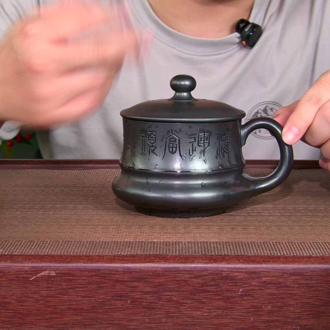 茶杯紫砂高货放漏
