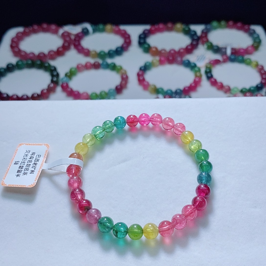 手链未镶嵌碧玺6.3mm左右