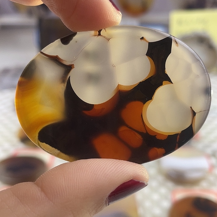 玛瑙/玉髓合金颈饰