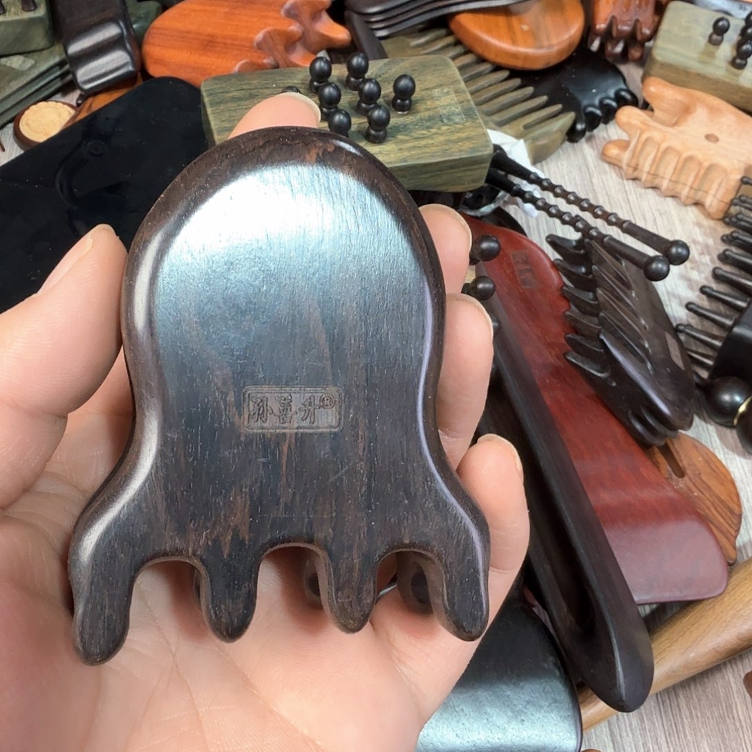 紫光檀小火箭瑕疵