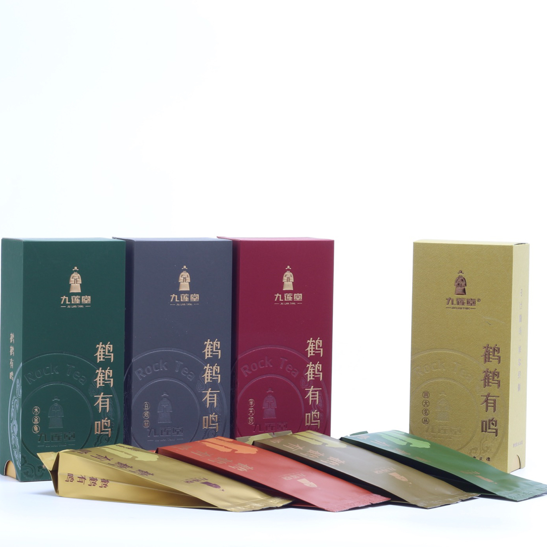 九莲堂鹤鹤有鸣铁罗汉+半天妖+白鸡冠+水金龟 武夷岩茶