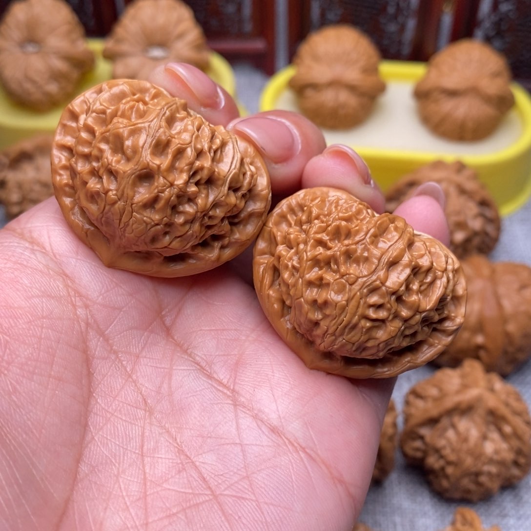 文玩核桃把件教***红宫灯39