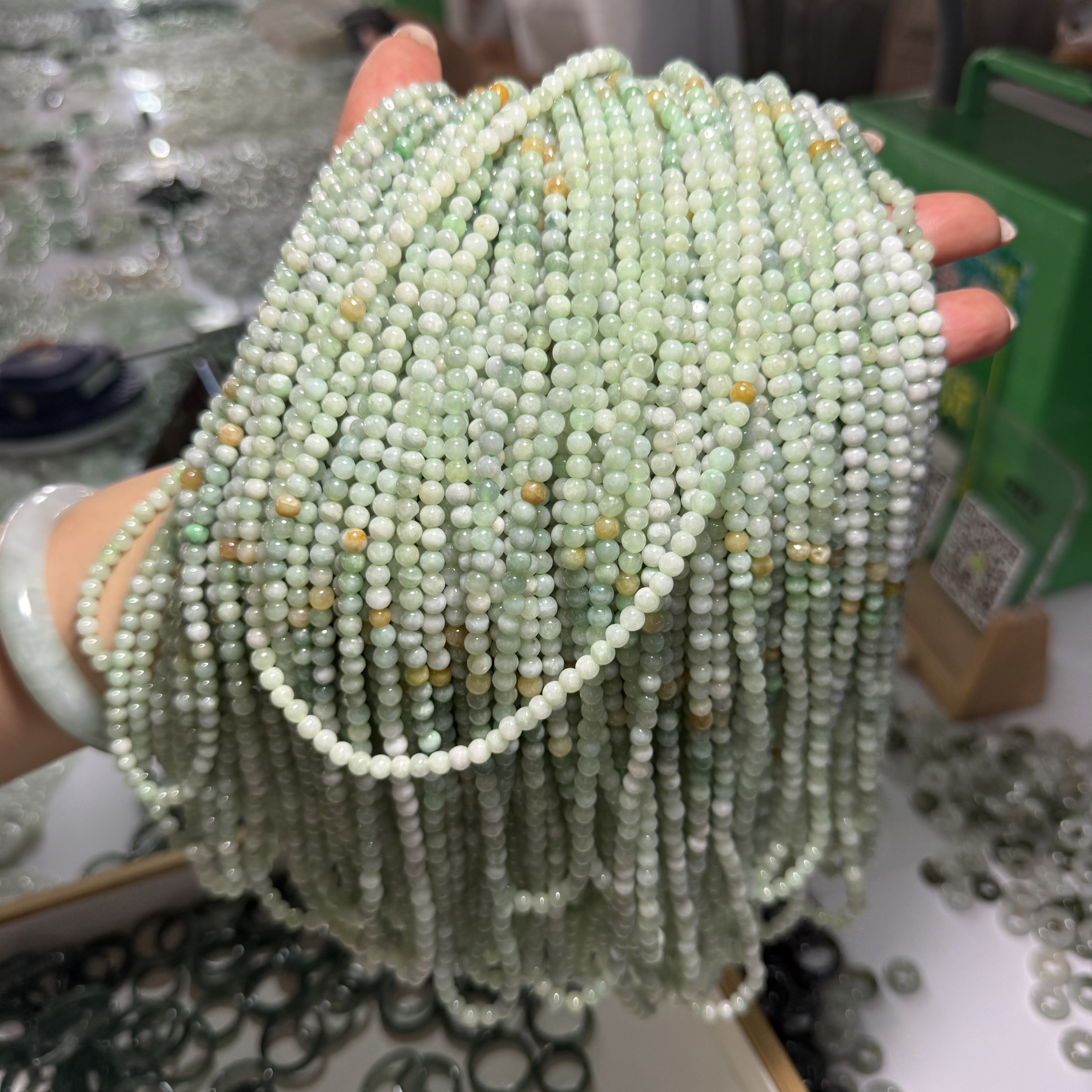 天然A货翡翠项链-d893-多样性发一