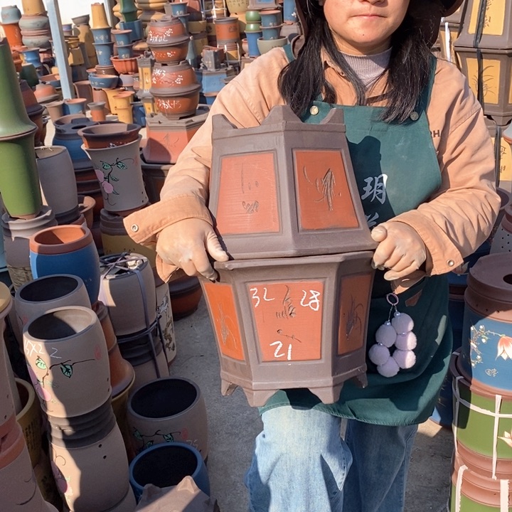 紫砂花盆紫砂花盆