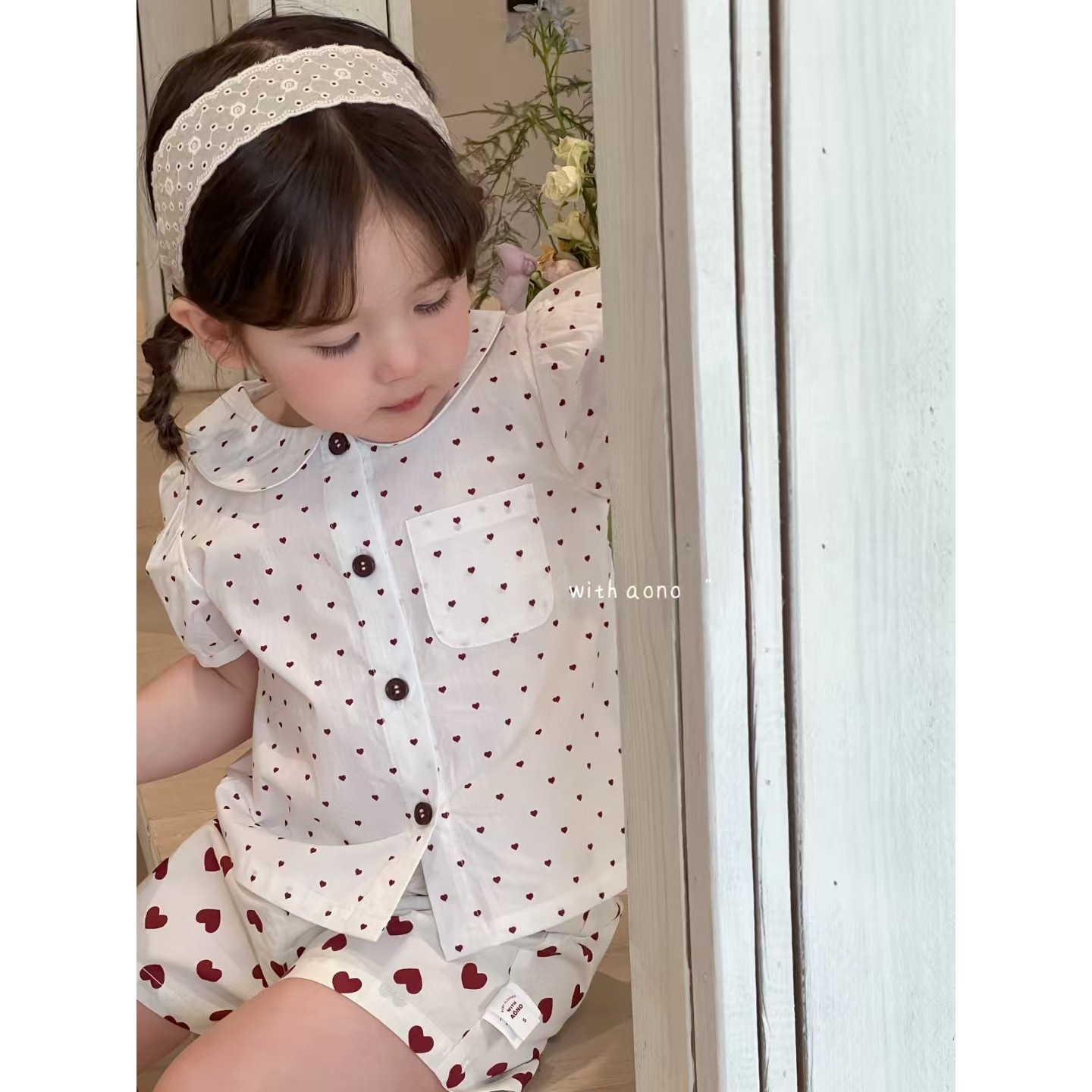 【NO退NO换】欢宝4店-AONO-2025夏-编码0195-AN25X015-韩式衬衫