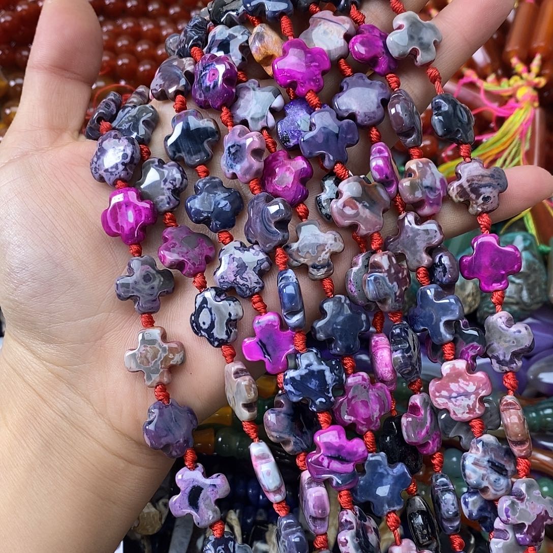 玛瑙/玉髓未镶嵌珠宝半成品玛瑙一条