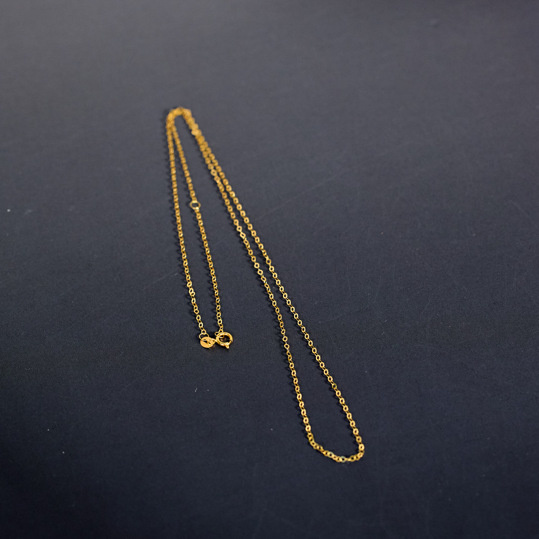 【玉峰珠宝】（素金）闪O链*18K金（多样性发一）XB-J4433