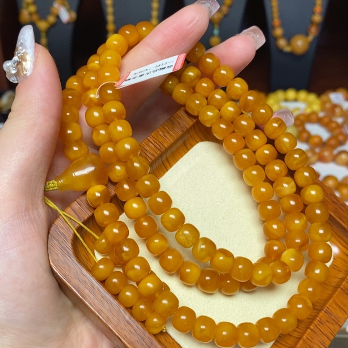 【闪购商品】蜜蜡手链未镶嵌手串