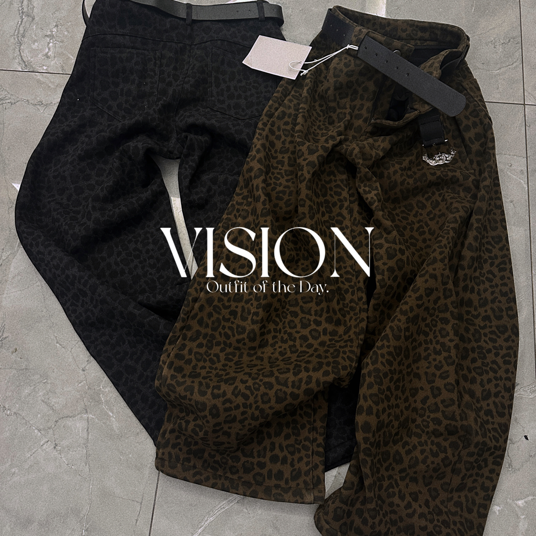 大敏敏（豹纹加厚弯刀裤）显高显瘦