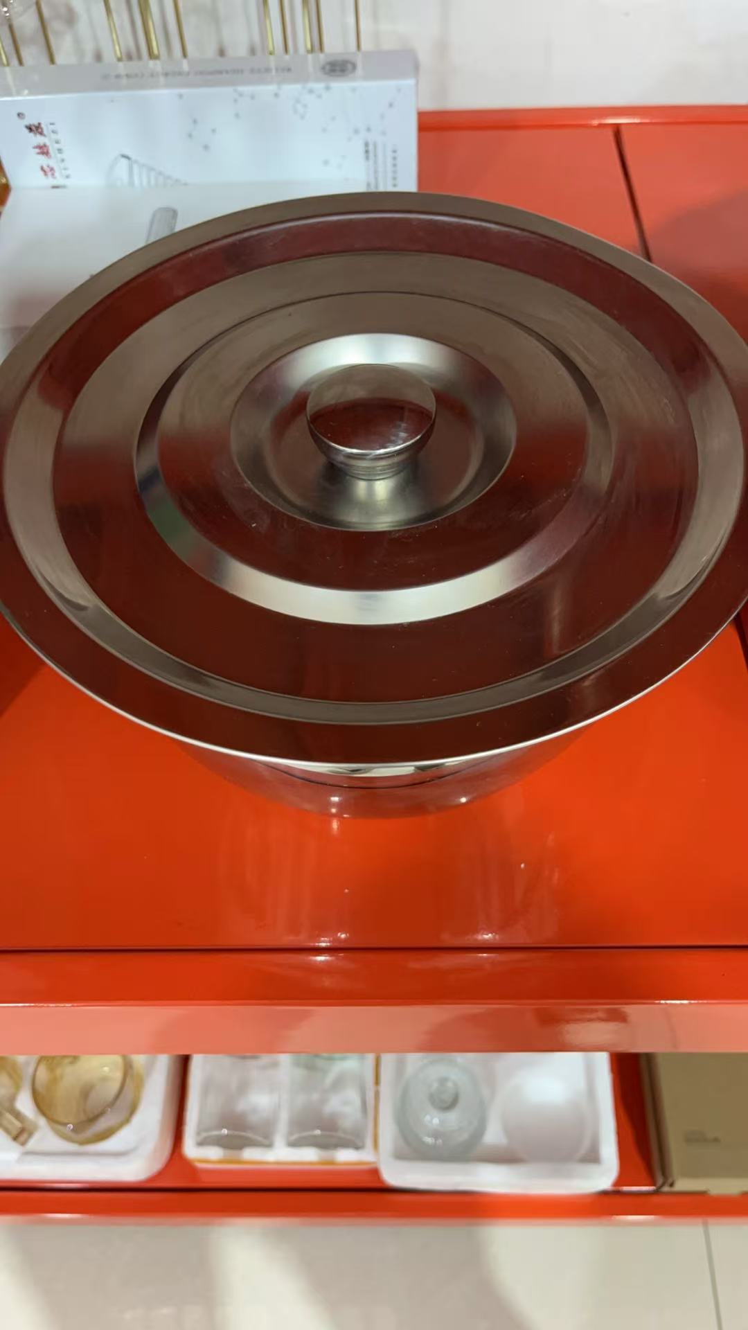 【A118】不锈钢盆带盖子家用