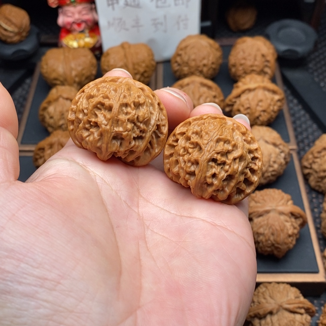 文玩核桃把件39尺小苹果