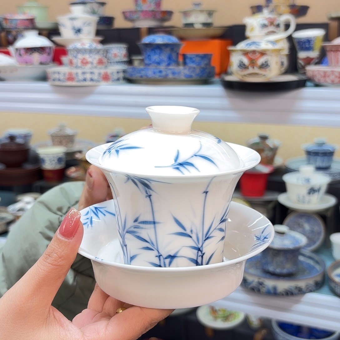 盖碗里的水煮开后放