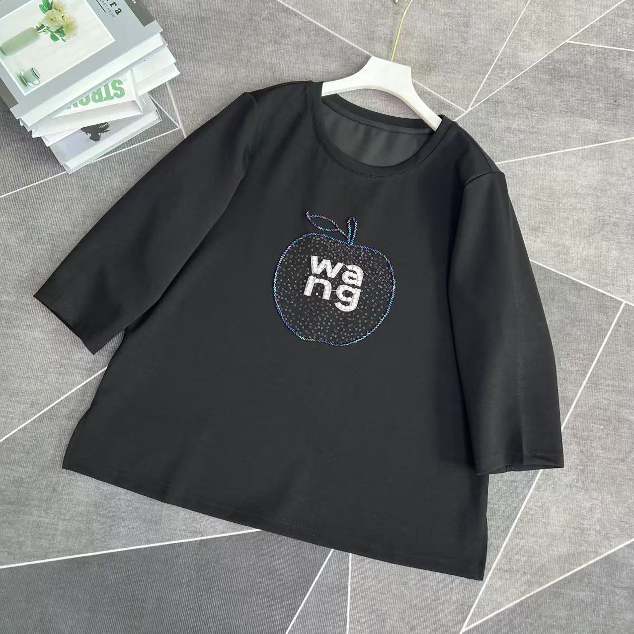 【流依涵】高品质设计师打版时尚显瘦打底衫-58095