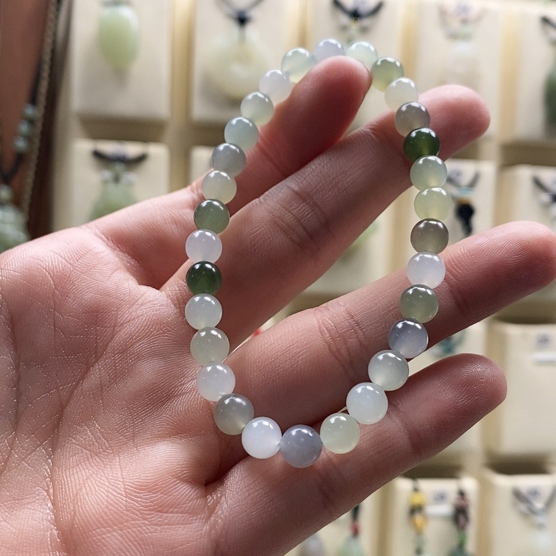 和田玉手串未镶嵌