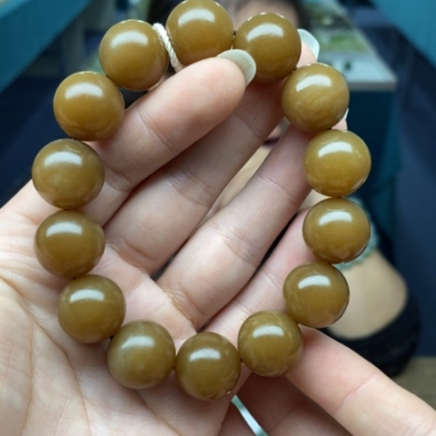 和田玉未镶嵌手链116